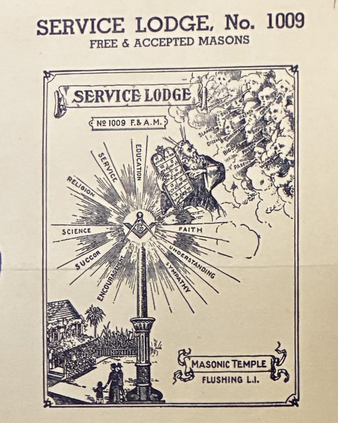 Service Lodge No. 1009: History of a Queens Freemasonry Lodge