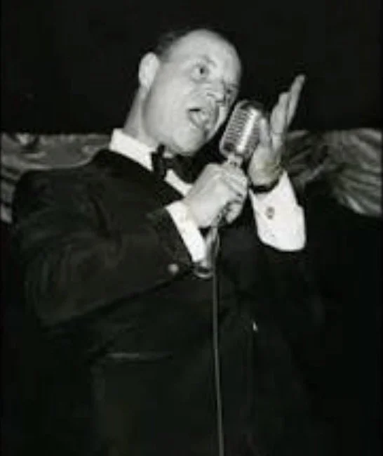 Black-and-white publicity photo of a young Don Rickles in the 1950s before his rise to national fame.