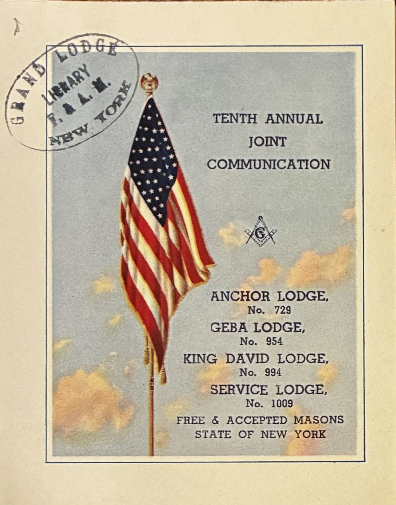 An image of Service Lodge no.1009 Annual Joint Communication