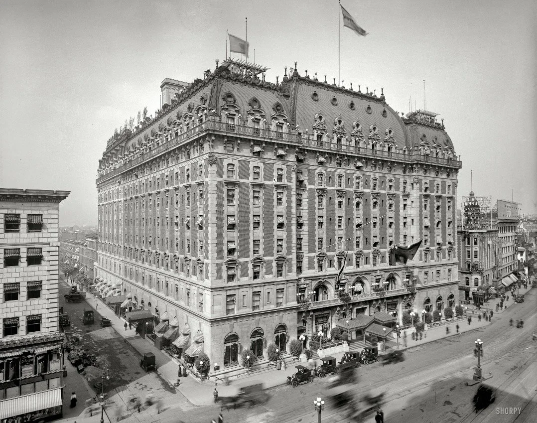 Hotel Astor in Times Square, a major venue for civic and fraternal gatherings in early 20th-century New York