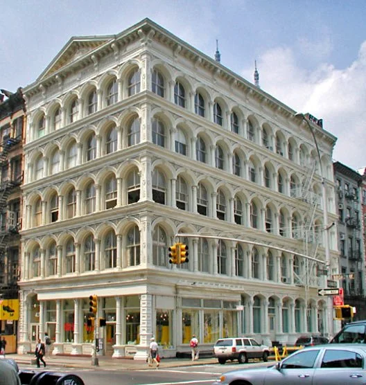In 1870, Brother Abram Dittenhoefer, had this warehouse constructed. to this day it stands out as a design staple of the area. It is still comsidered one of the most beautiful examples of cast iron construction.
