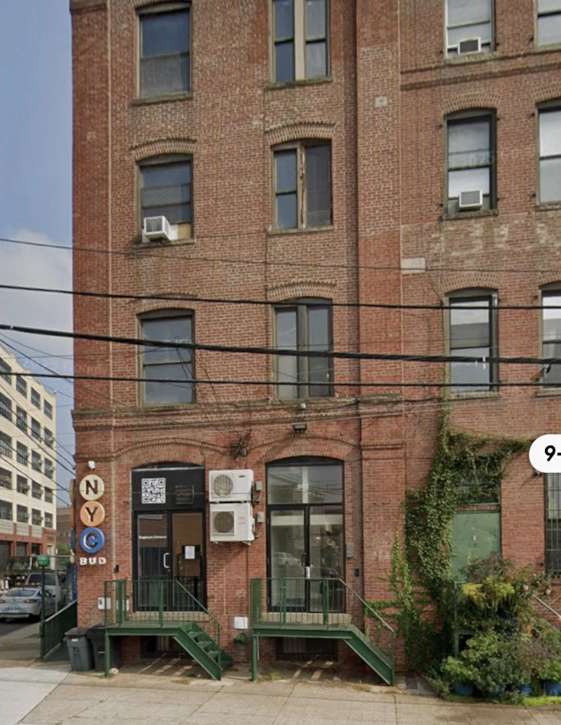 Present-day view of 9-01 44th Drive in Long Island City