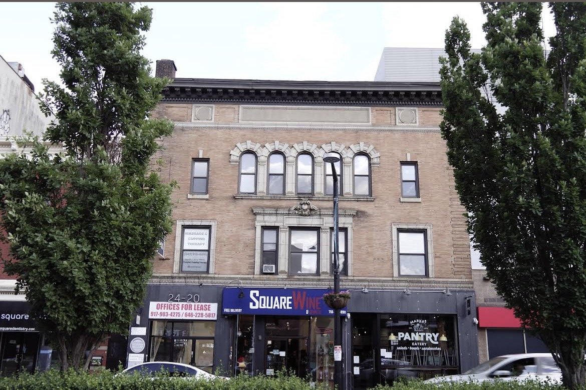 The Current Masonic lodge building in Long Island City, Queens, with historical significance and classic masonry architecture, representing the rich legacy of Island City Lodge No. 586.
