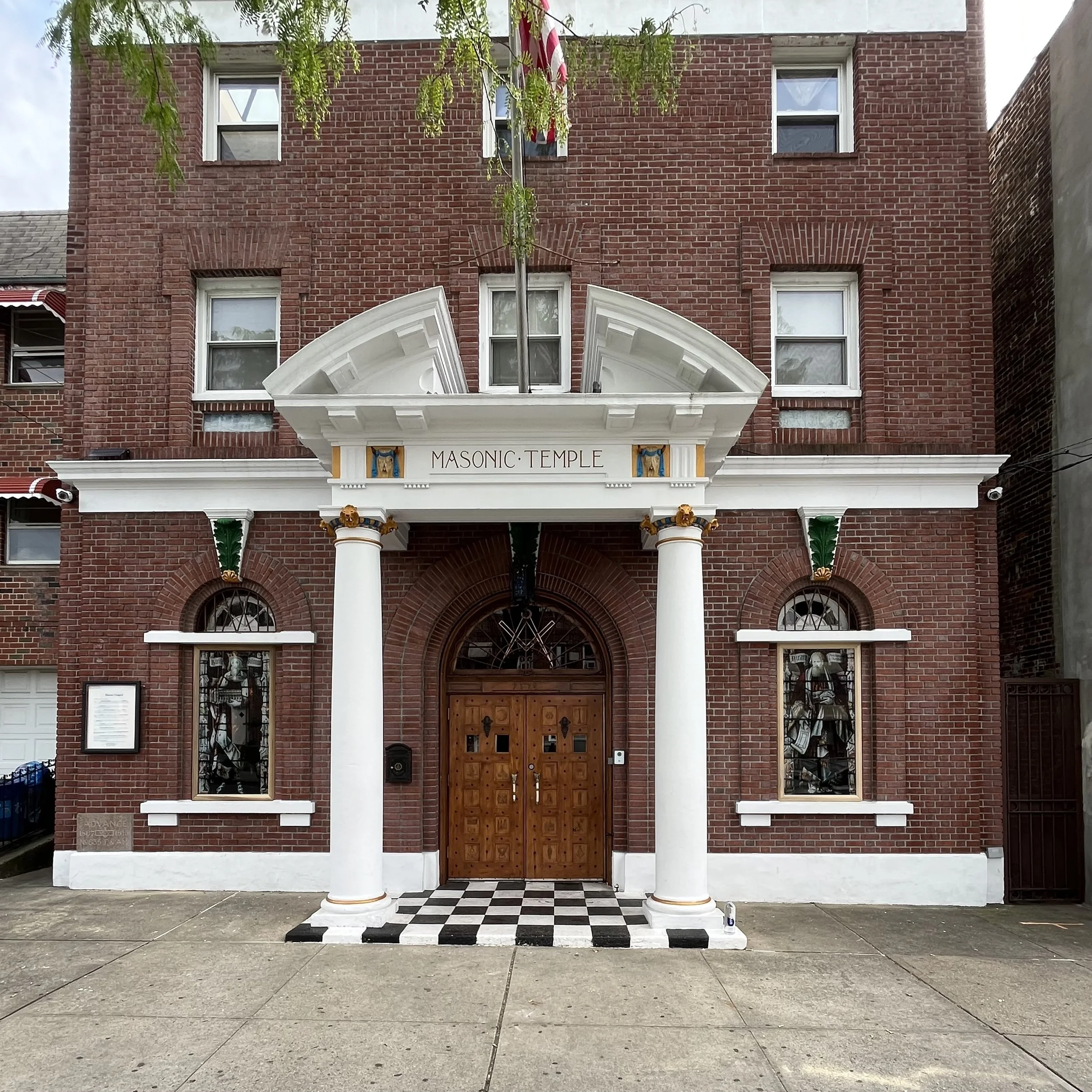Advance Masonic Temple on 30th Ave of Astoria Queens