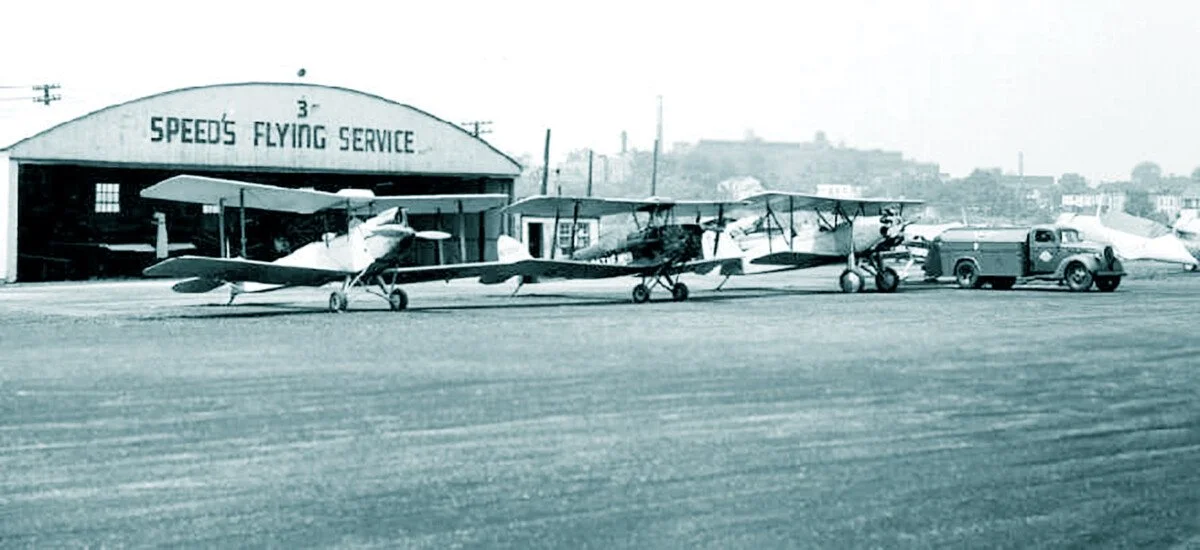 Flushing airport in the early 1950's