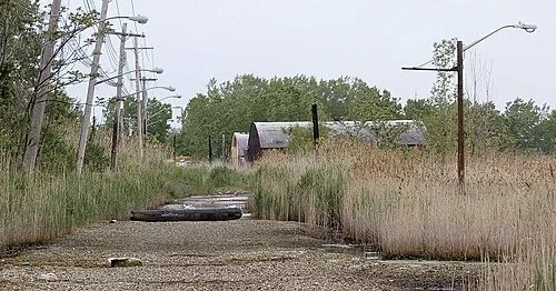 Abandoned Flushing Airport hangers