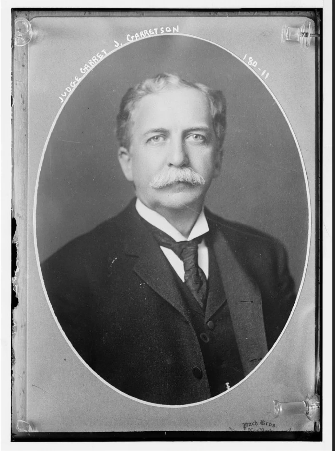 A Portrait of Garret J. Garretson, Queens Supreme Court justice and civic leader from Elmhurst, Queens