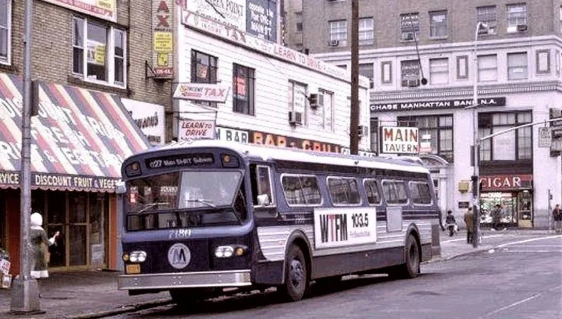1970's picture of Flushing, New York