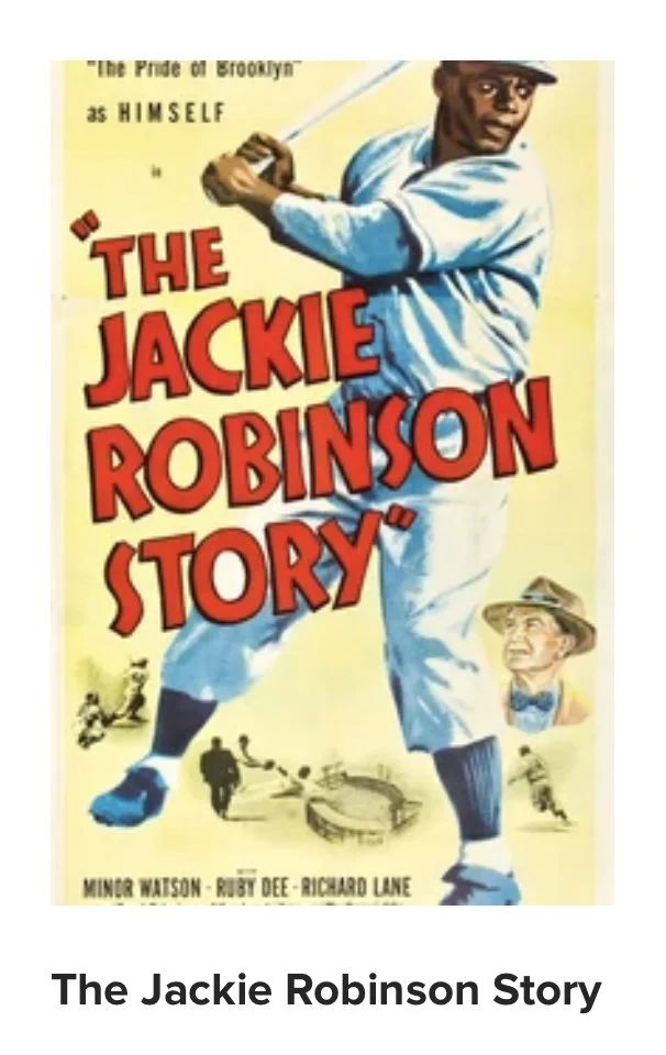Poster for The Jackie Robinson Story, Produced by Brother Joseph H. Nadel of City Lodge No. 408 f&am