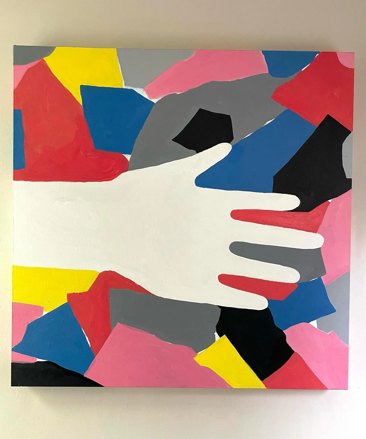 Introduce yourself &hellip; 😉
Completed for my boyfriend in 2023 and it lives on his wall. 40x40 acrylic on canvas he has been begging me to share