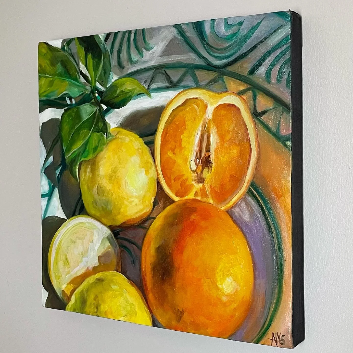 Little 12x12 bowl of fruit SOLD as a lovely Mother&rsquo;s Day gift for my MIL 🤗🙏🏻 💓