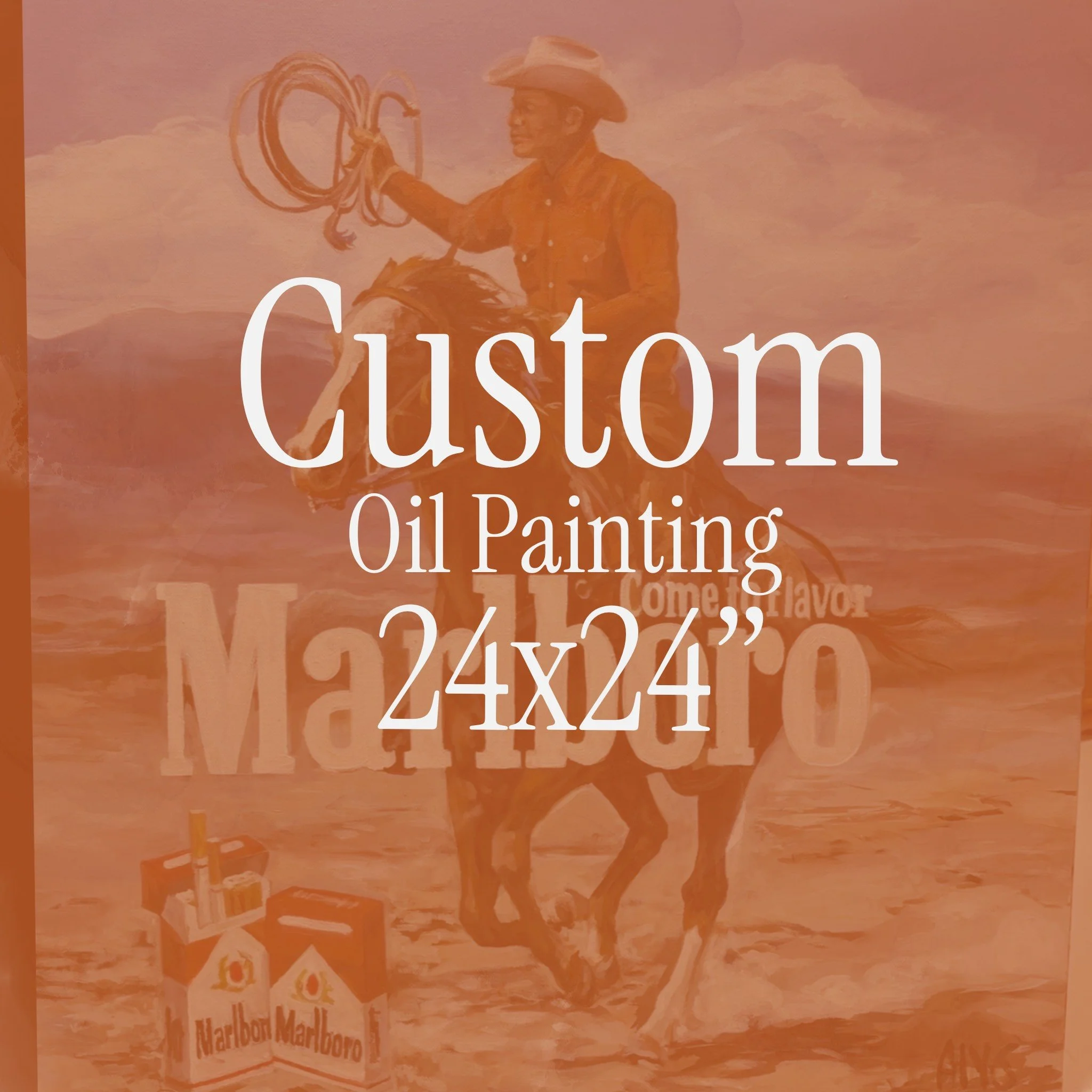 24x24" CUSTOM Oil Painting