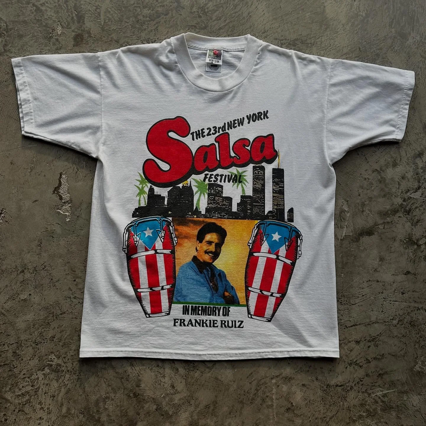 Vintage 1998 Salsa Festival in memory of Frankie Ruiz Shirt