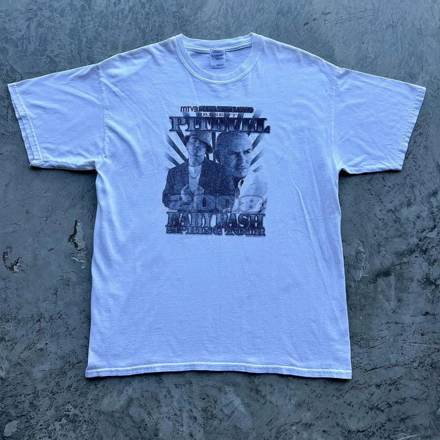 2008 MTV Pitbull Tour Shirt