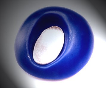 "Identity" sterling silver and glass
