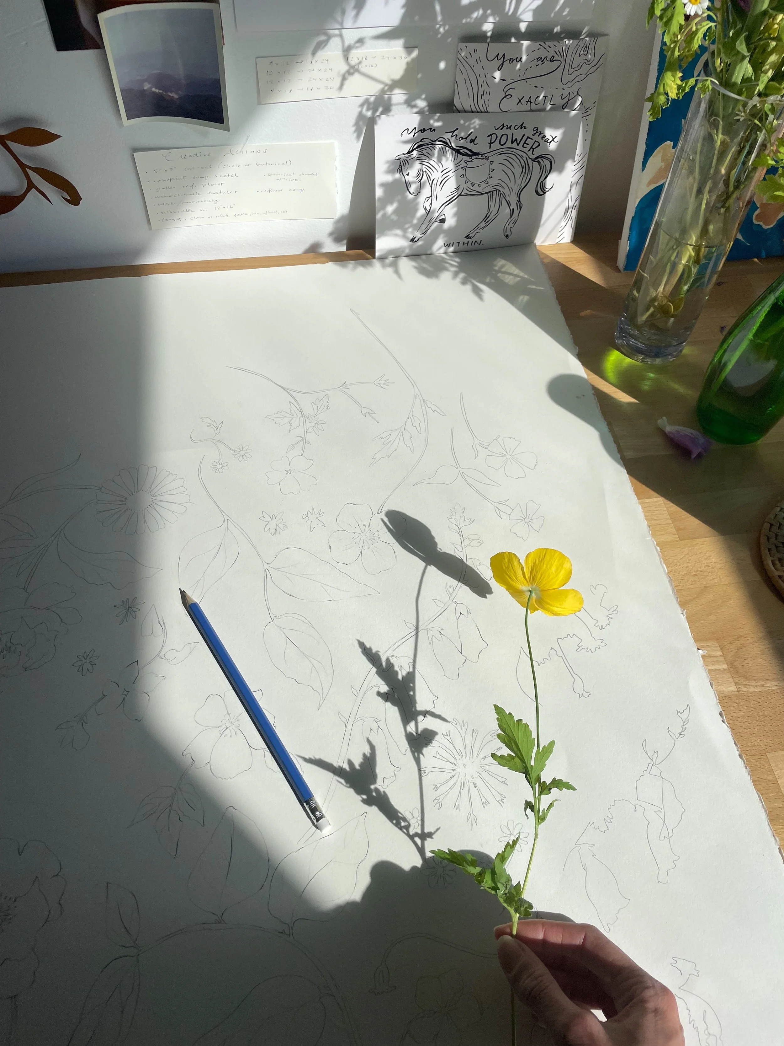 Desk views and a little collaboration with the sun 🌞