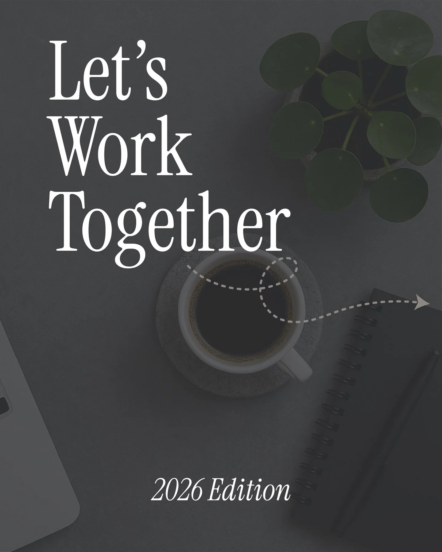 As a new year approaches, I reflect on how I best served my clients this past year while also keeping my own cup full. This process often comes with a slight alteration to my service offerings.

In 2026, I will be offering Full Service Brand Design, 