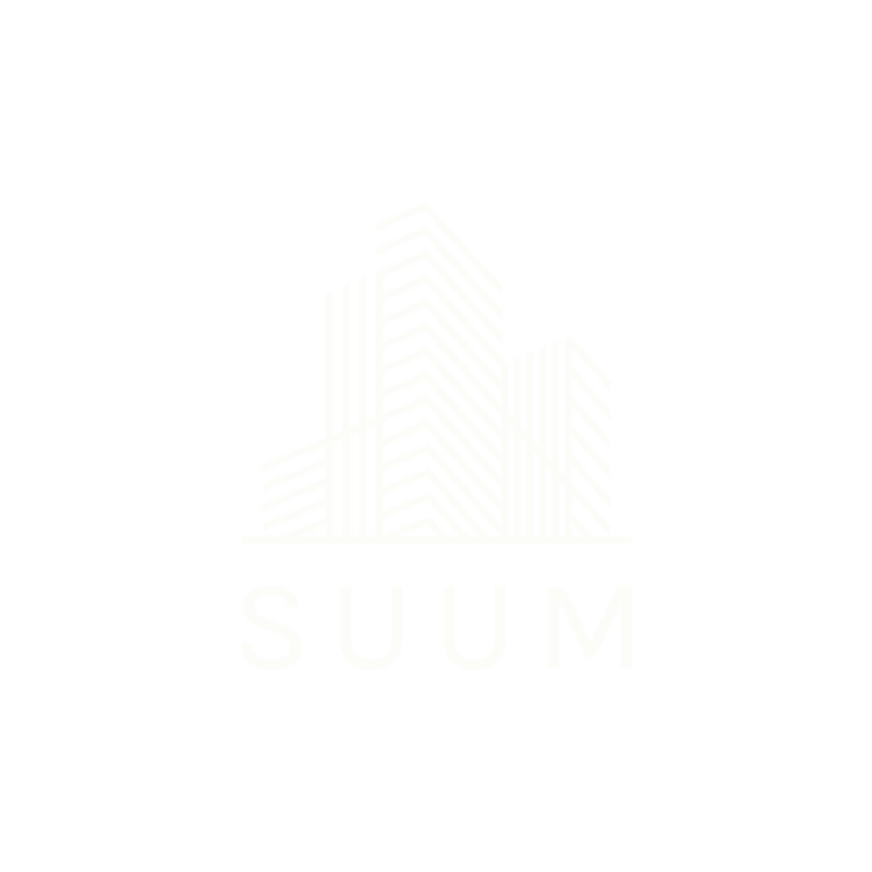 Line art illustration of a modern city skyline with tall buildings, above the text 'SUUM' in bold capital letters.