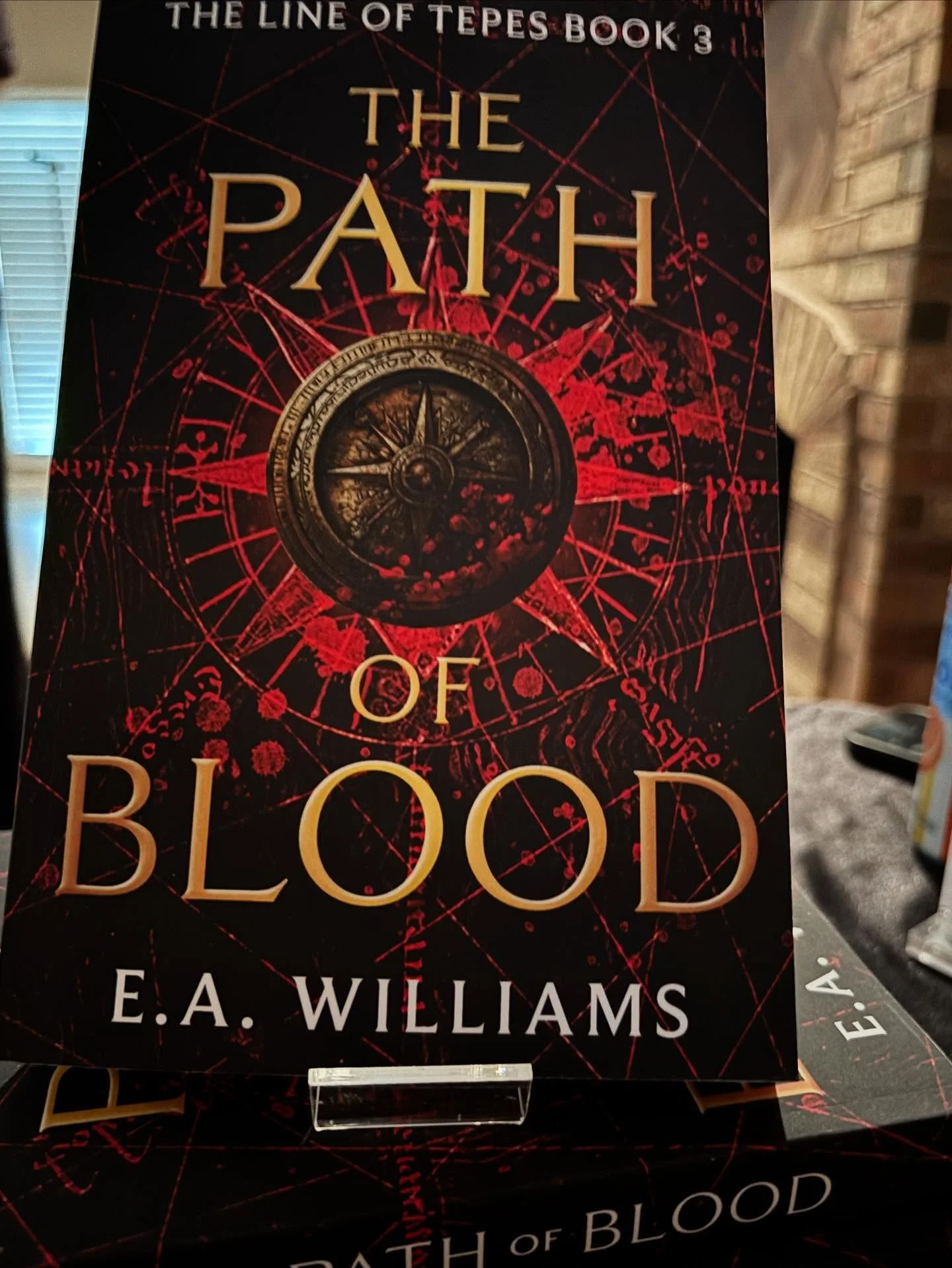 Great event hosted for @e.a.williamsbooks in Houston last night. Beautiful words, gorgeous food, friends &amp; fans galore! Such great vampy vibes, including the portrait of a dapper dog! More snaps to follow! 📸 🫰 #houstontexas #book #vampirebooks 