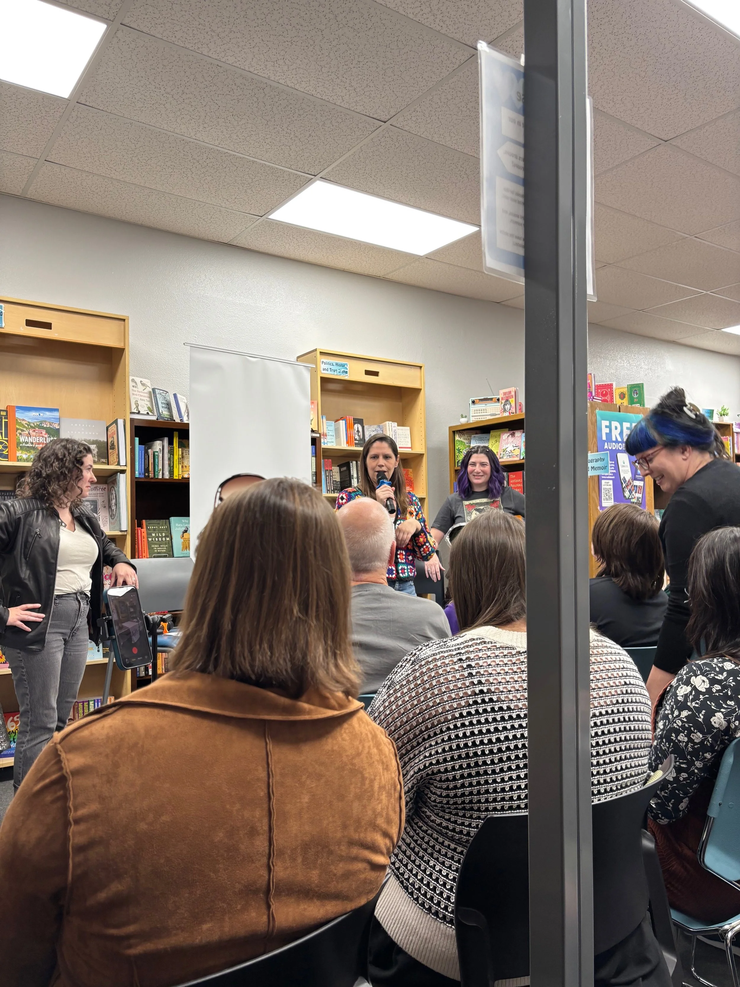 A Packed House Listens Intently