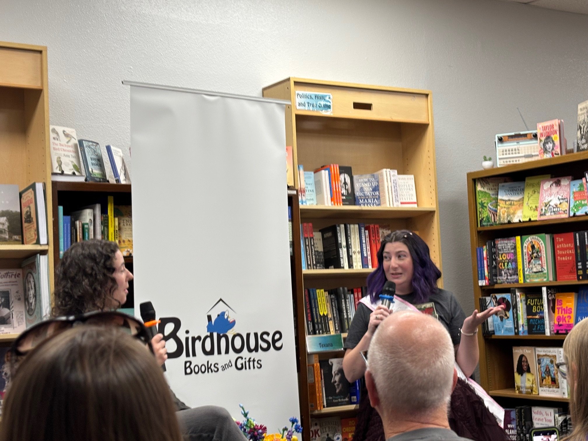 Erin and N.J. Knight in conversation