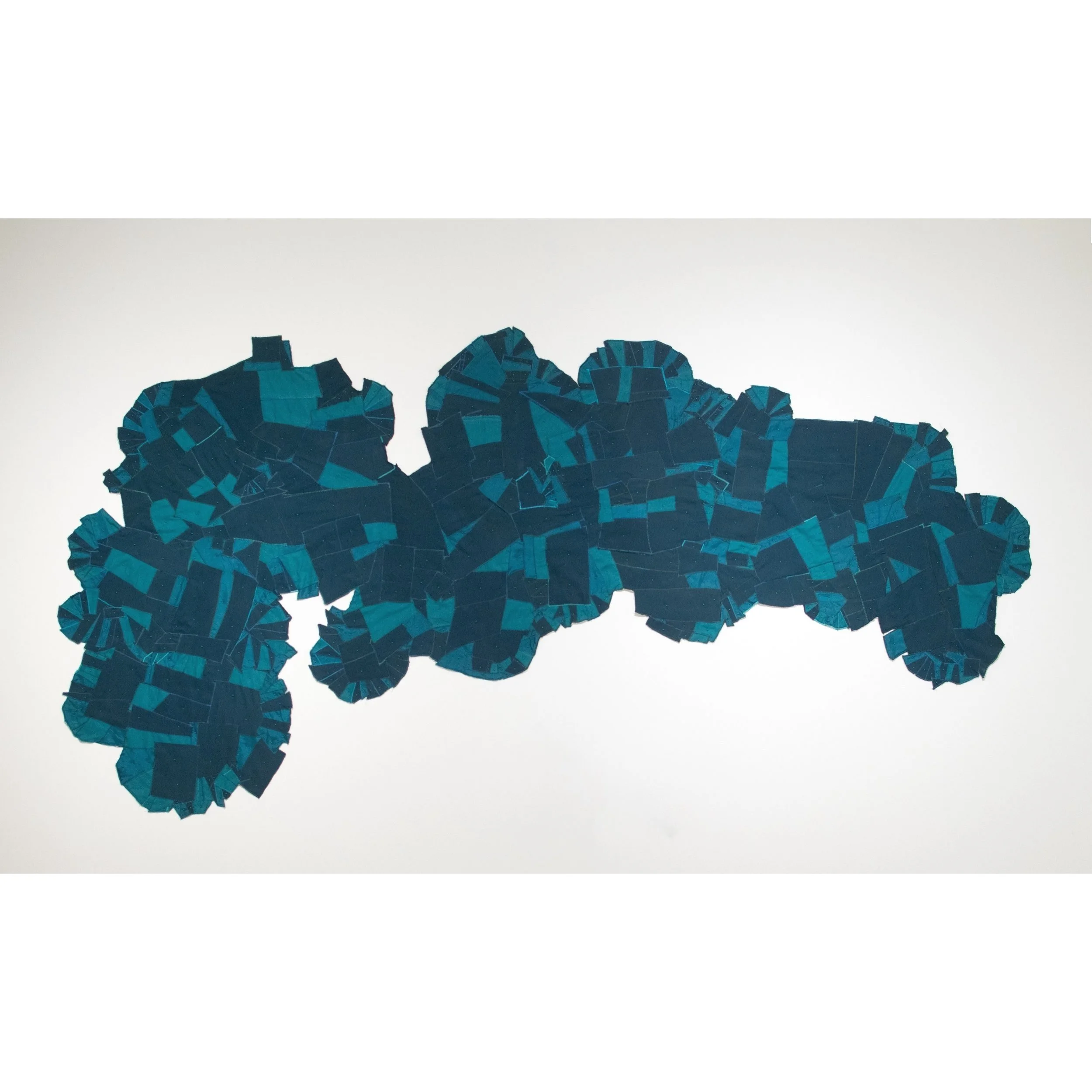 Gulf of mexico, quilt and pinned.