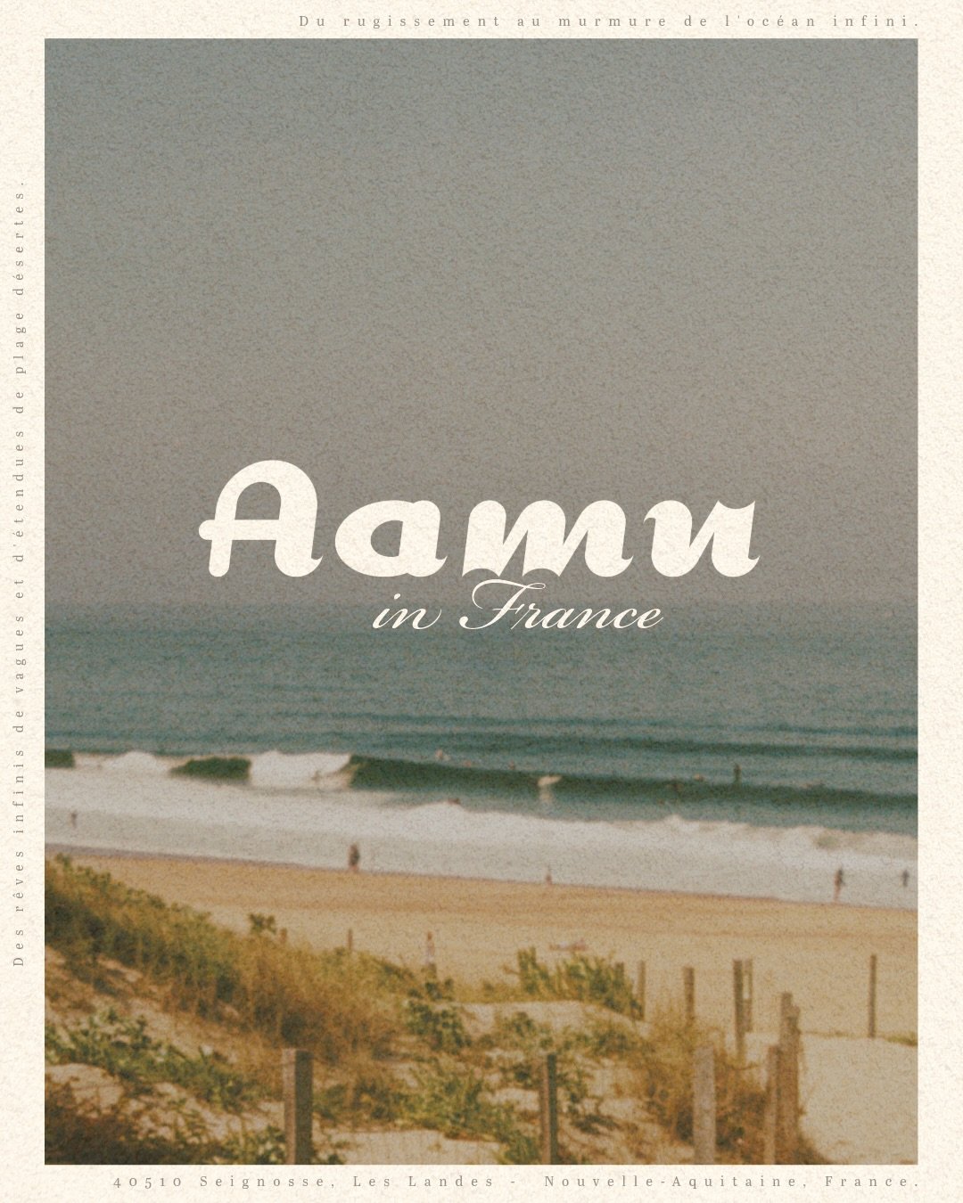 Cheesiness alert!

Still riding the high of one of the best, most creatively inspiring, and soulf-filling vacations I&rsquo;ve ever had. From mere perfection waves, to glorious sunsets Les Landes really reminded me what I am about. I felt light-heart