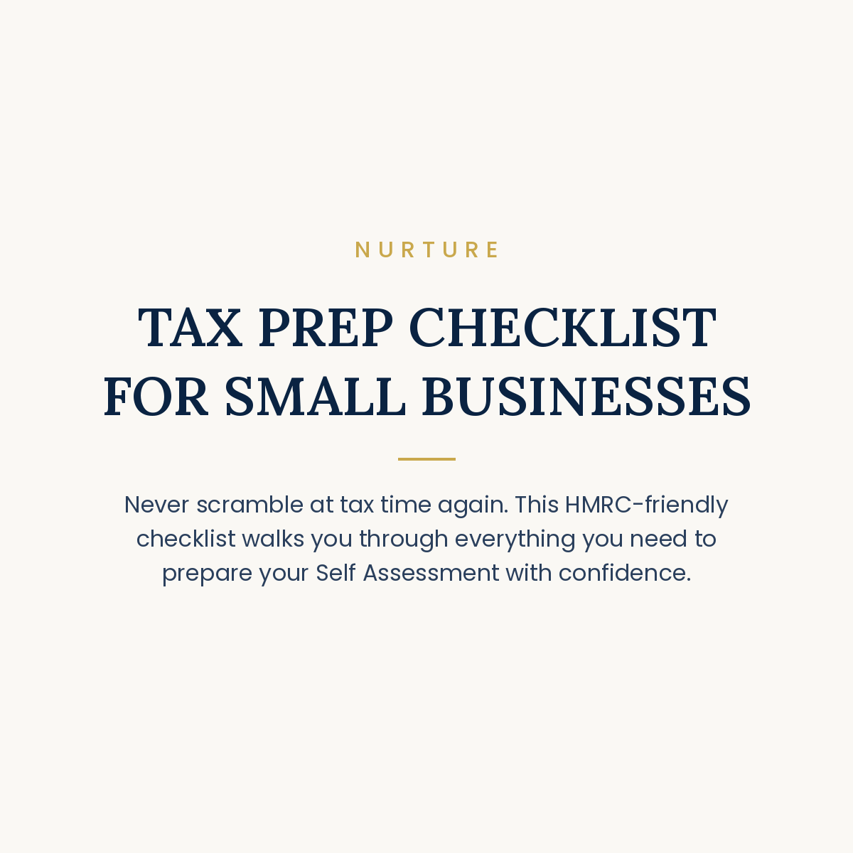 TAX PREP CHECKLIST FOR SMALL BUSINESSES