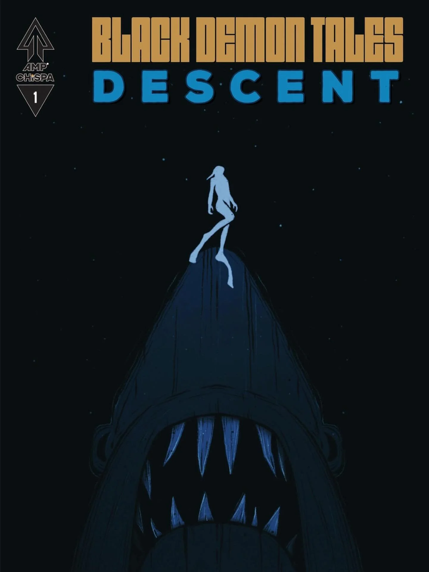 🚨 GODZILLA DAY ALERT! 🦖🌊
The king of monsters reigns, but something older and angrier stirs in the abyss&hellip;
🔥 NOW LIVE on Global Comix!
BLACK DEMON TALES: DESCENT #1 &ndash; &ldquo;Deep Blue Bottomless Soul&rdquo;
Ten years after her near-de
