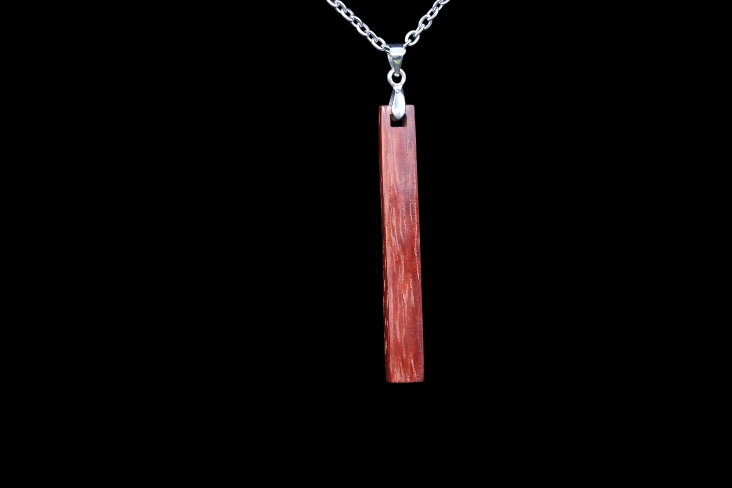 Handmade Wooden Pendant Necklace – Natural Burl & Exotic Woods