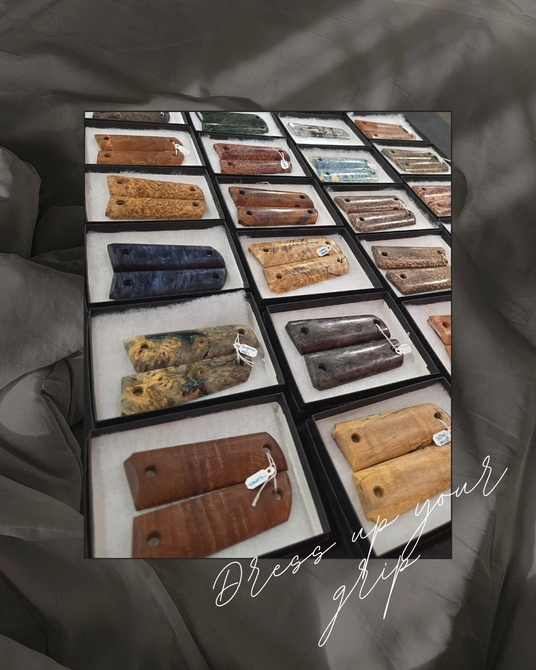 One of a kind grips to set you apart from the rest! Check out our available stock now!

www.SaltyDogLumber.com

 #SaltyDogLumber #1911 #Gripgame #EDC #Burlwood