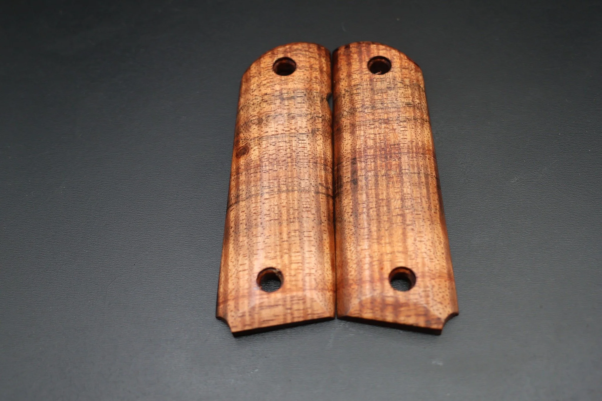 One of the most stunning woods! This high-density beauty is Curly Hawaiian Koa! 

This beautiful set is available now!

https://www.saltydoglumber.com/shop/p/full-size-1911-pistol-grips-handcrafted-from-stabilized-burl-wood-2cbab-9jn28-tr7yy-gp57f-58