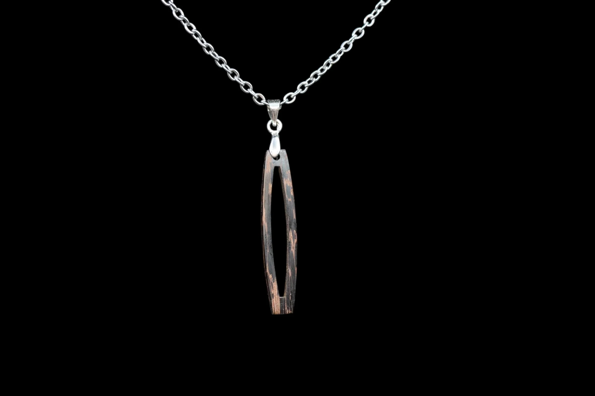 Handmade Wooden Pendant Necklace – Natural Burl & Exotic Woods