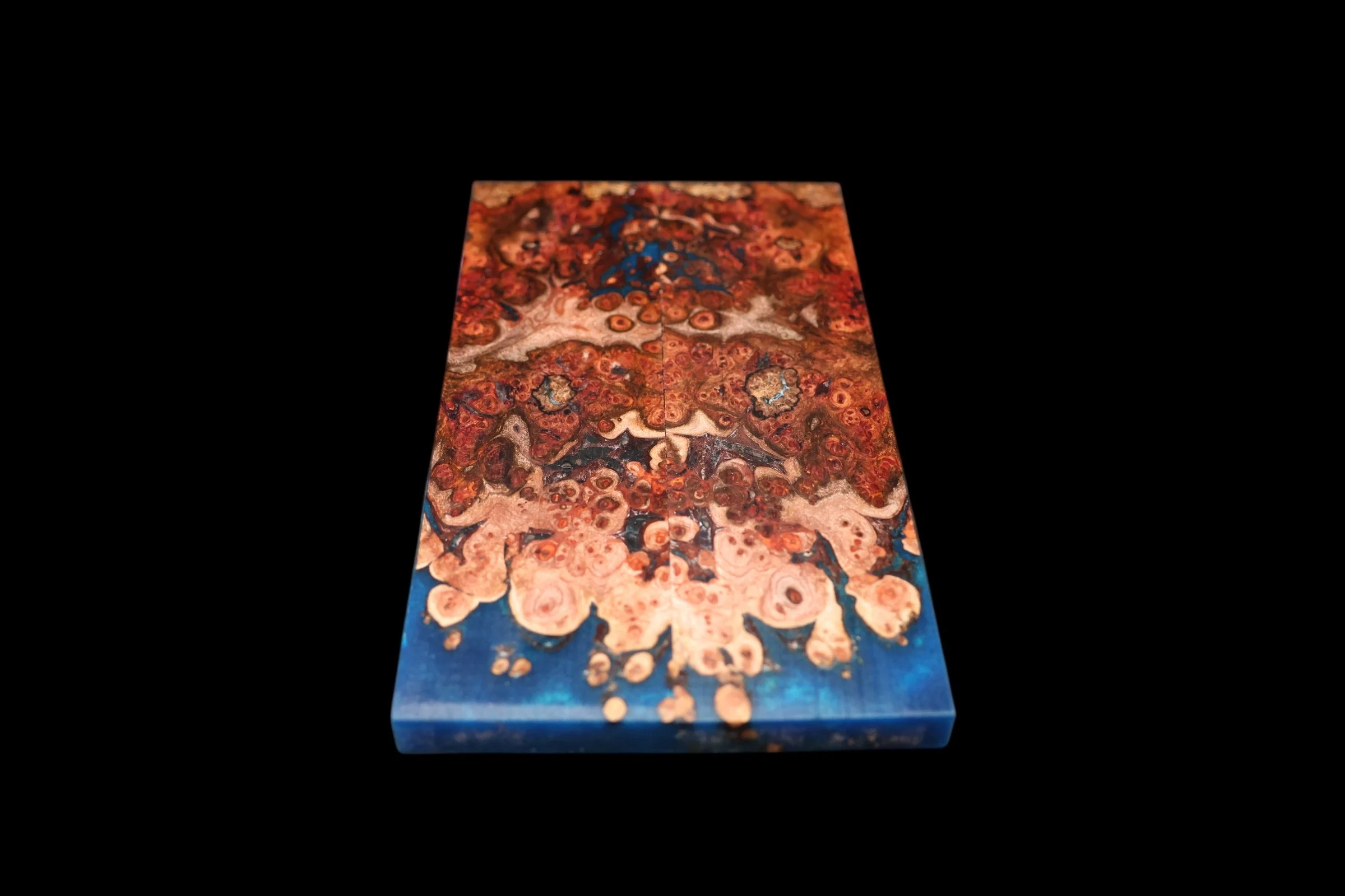 Epic Burl Wood Knife Scales - Spalted Maple- Exotic Grain • Stabilized • Handcrafted Quality