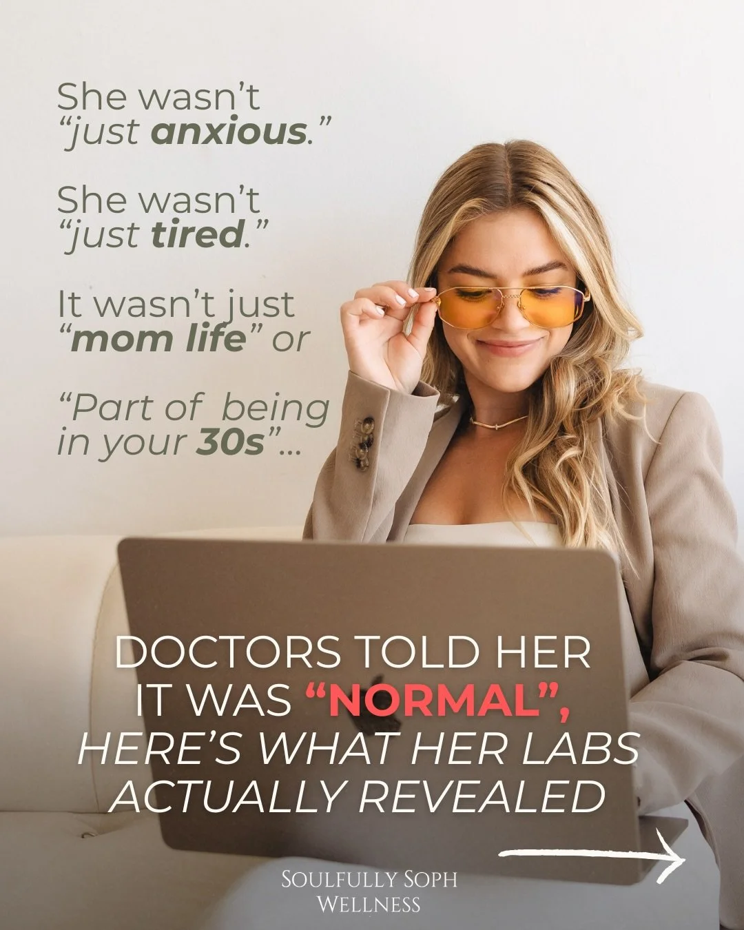Comment READY if you&rsquo;re ready to feel regulated, clear-headed, and energized again - without guessing or chasing symptoms. 💫

Meet L, my 33-year-old busy mom of two who came to me feeling anxious, exhausted, and disconnected from her body.

Sh