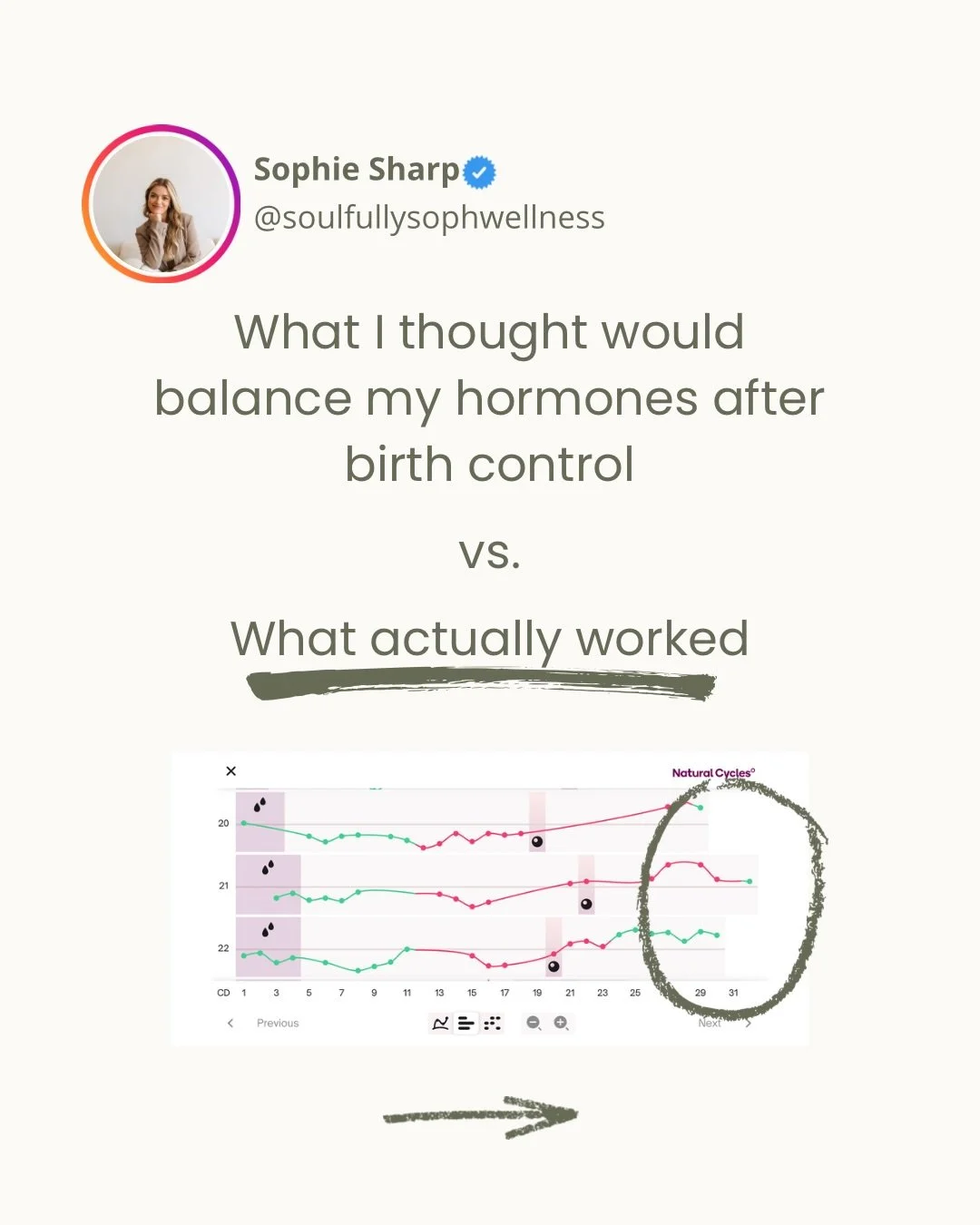 If you&rsquo;re struggling post-pill, comment &ldquo;FOUNDATIONS&rdquo; and I&rsquo;ll send you where I&rsquo;d start.

I truly thought I just needed to &ldquo;balance my hormones.&rdquo;
But hormones don&rsquo;t regulate in a depleted body.

Birth c