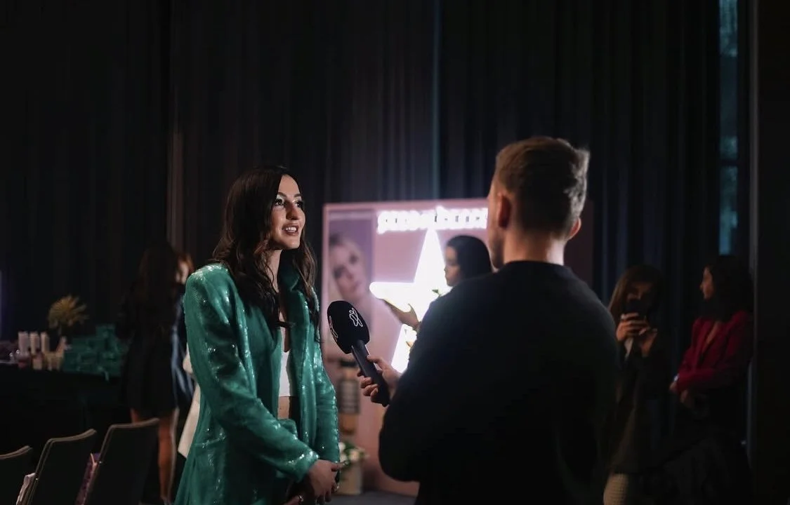 maria kvashilava being interviewed