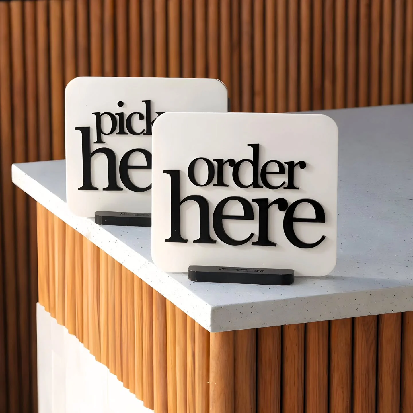 Raised lettering, clean lines, and a minimal footprint at the counter.

-
-
-

#lettrboard
#cafesignage
#coffeeshopdesign
#retailsignage
#minimaldesign