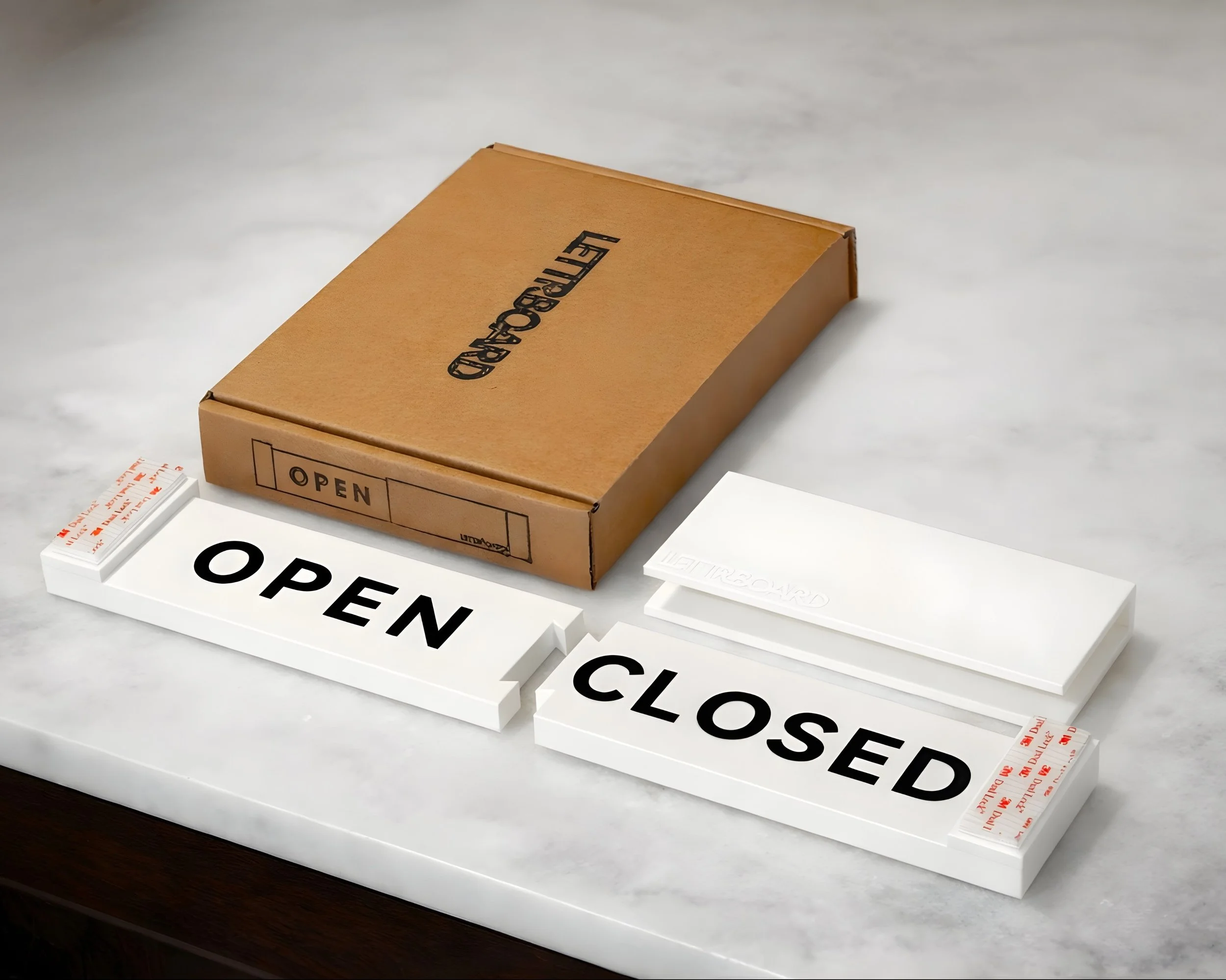 Open Closed Sign Box