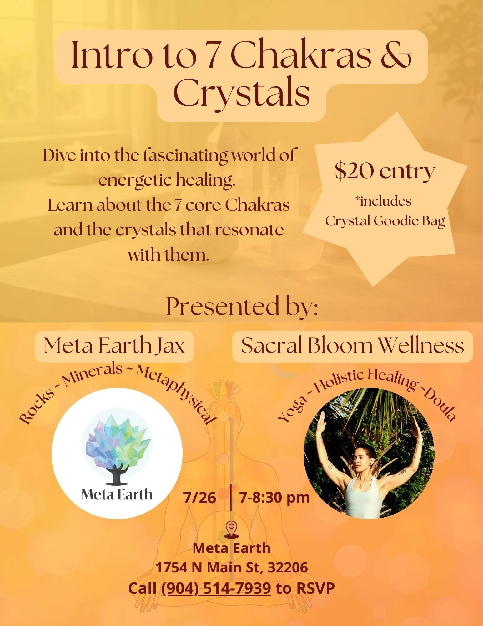 Intro to 7 Chakras & Crystals at Meta Earth