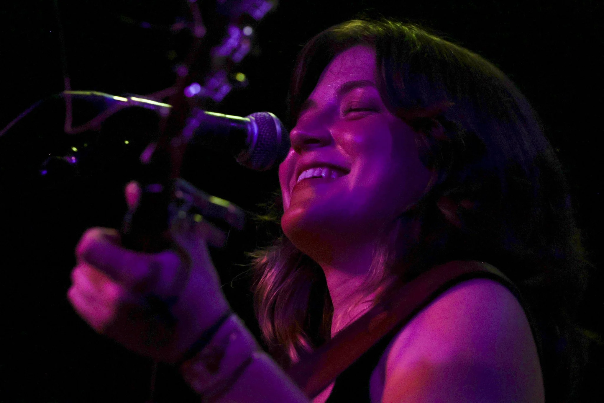 Audrey Price sings a cover of "August" by Flipturn at Mohawk on Saturday, Oct. 18