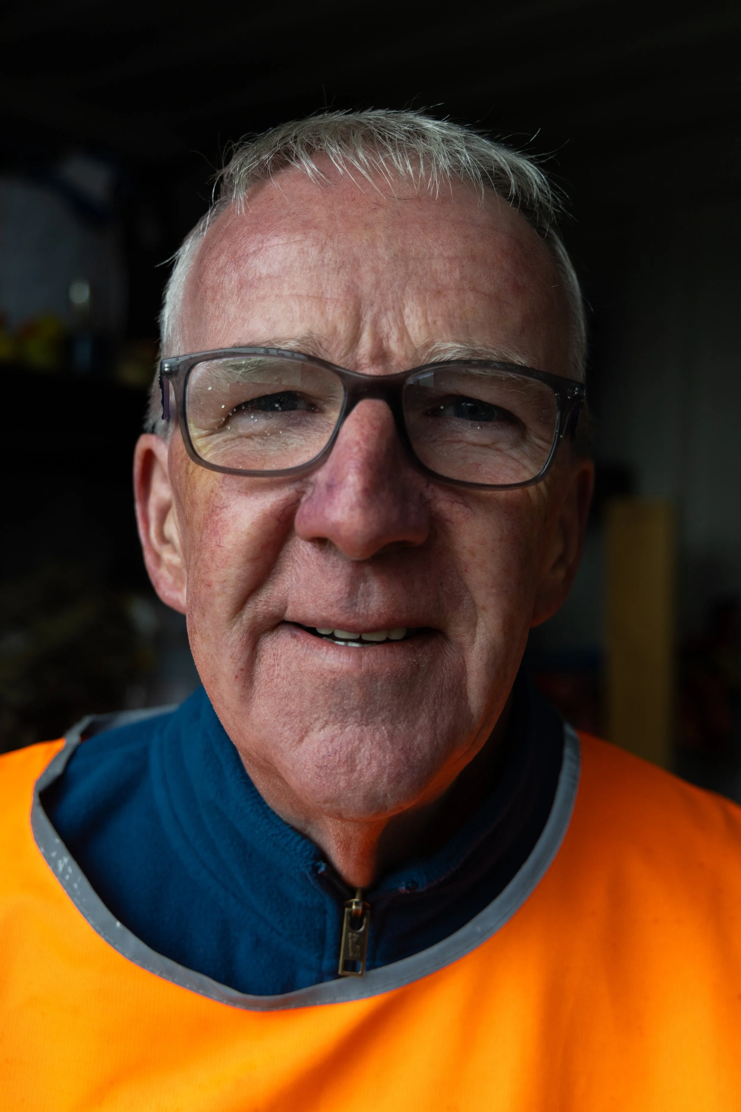 Tom Maginn  poses for a portrait at Dollymount Beach in Dublin, Ireland on May 15, 2025. 