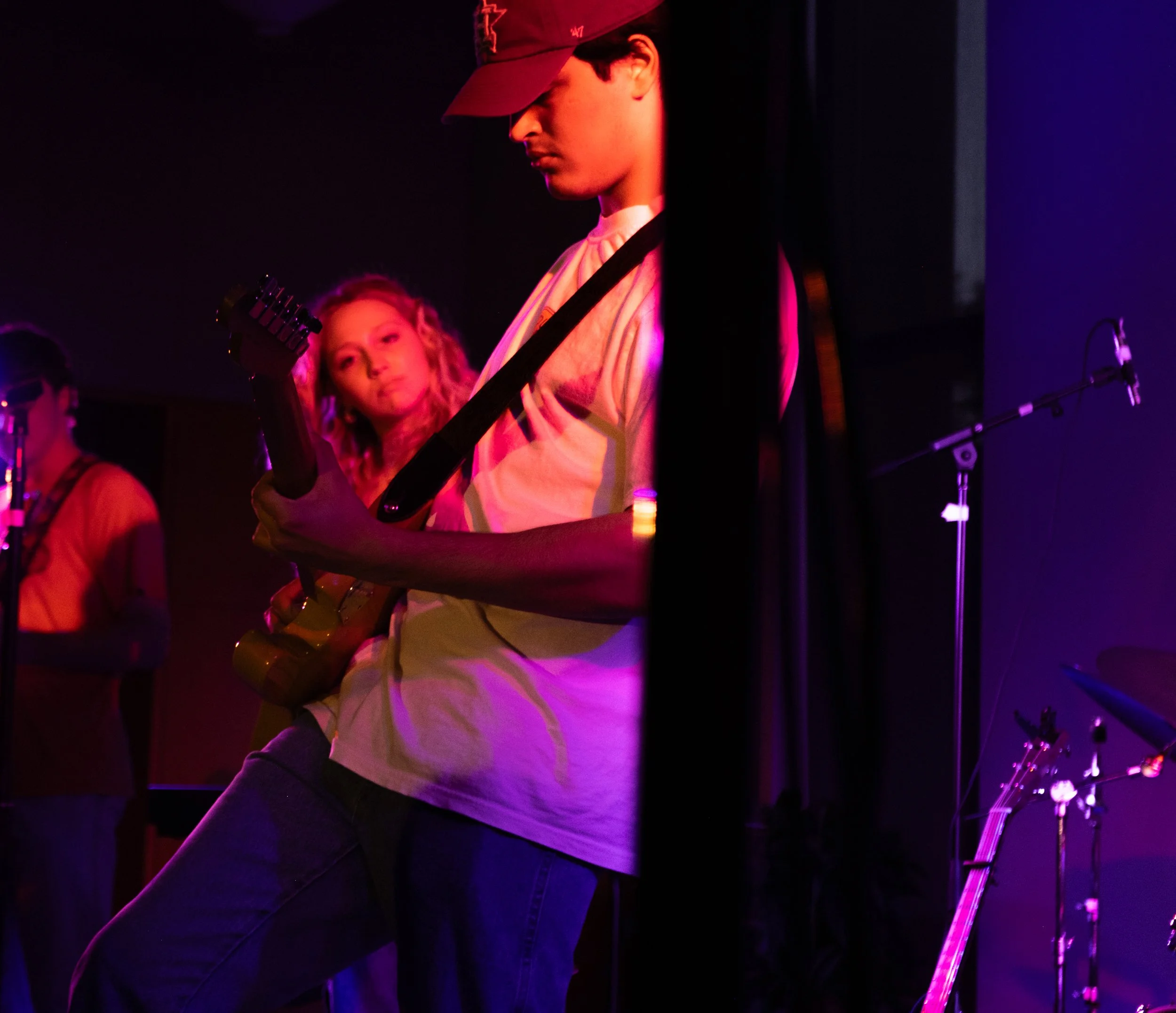 Barefoot Preachers performs at Campus Events + Entertainment's Battle of the Bands on March 11, 2024.
