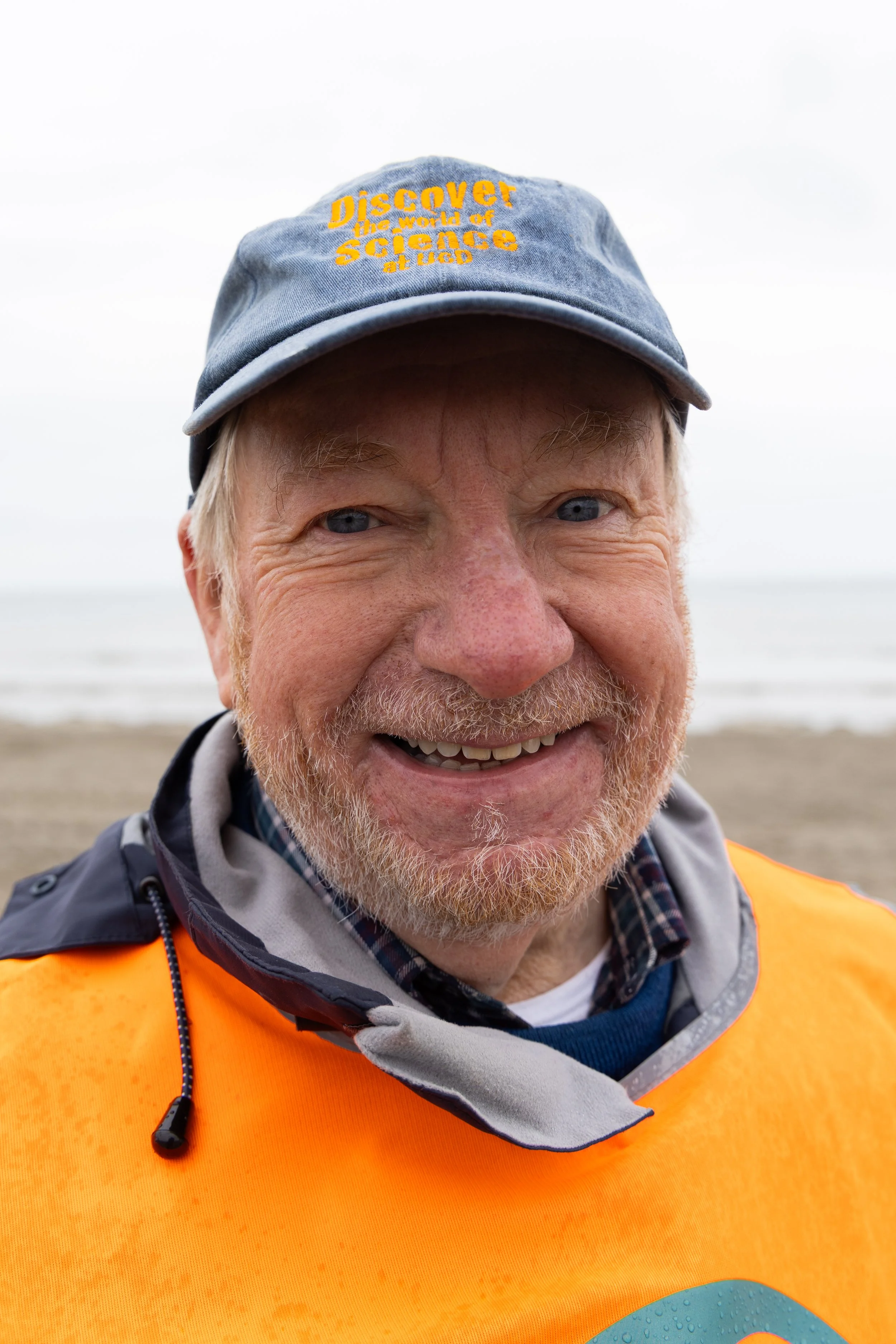 Shay Keogh poses for a portrait at Dollymount Beach in Dublin, Ireland on May 15, 2025. 