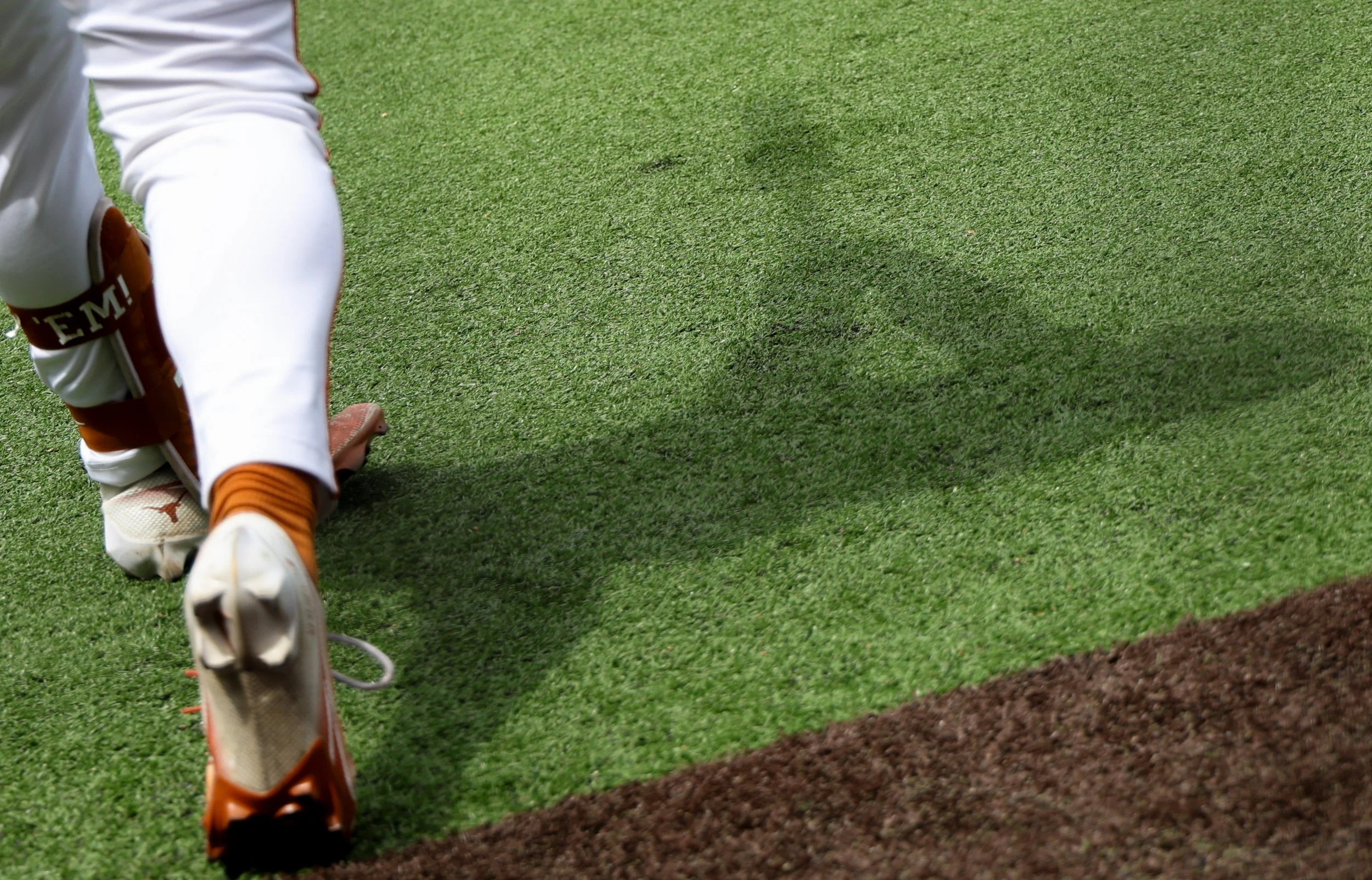 Junior infielder Ethan Mendoza practices his swing before going up for bat at Texas' game against Alabama at UFCU Disch Falk Field on April 19, 2026. 