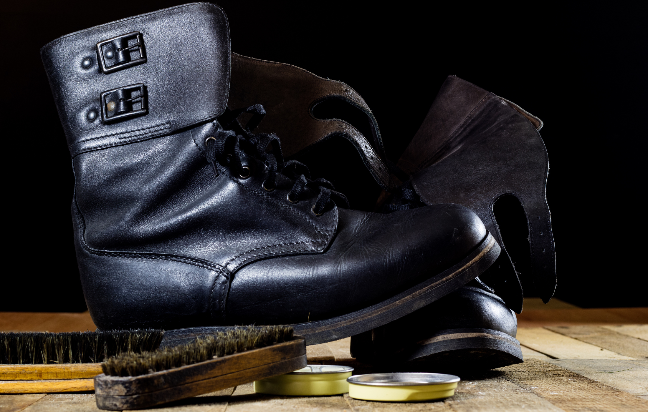 Boot Blacking Kit Bootblacking: a tradition that truly shines — WAQK Women and Queers of Kink