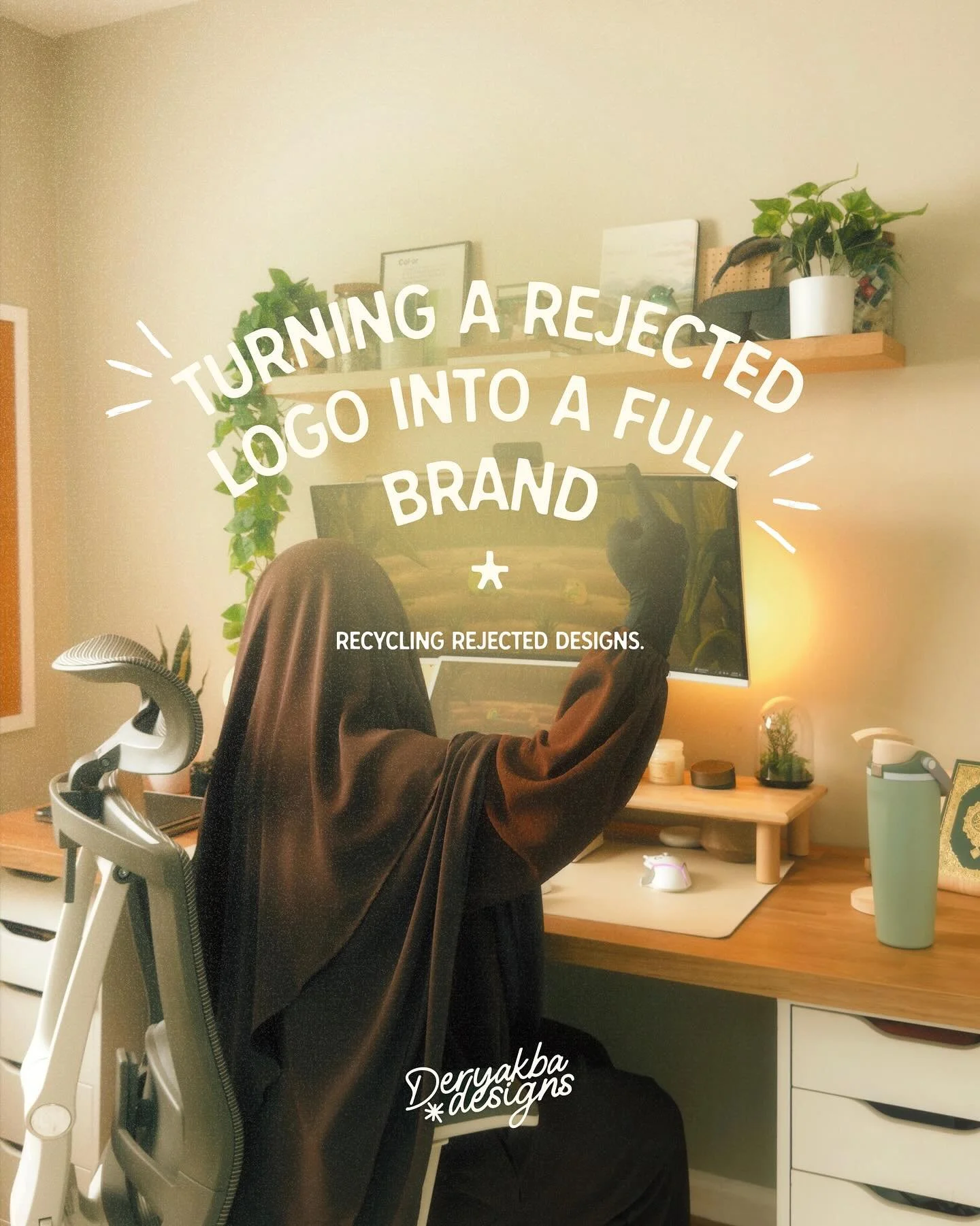 People always ask me what I do with the logos my clients don&rsquo;t choose and I thought this would be the perfect chance to show you. No design ever goes unused. If it doesn&rsquo;t work for the purpose it was intended for, I&rsquo;ll recycle it fo