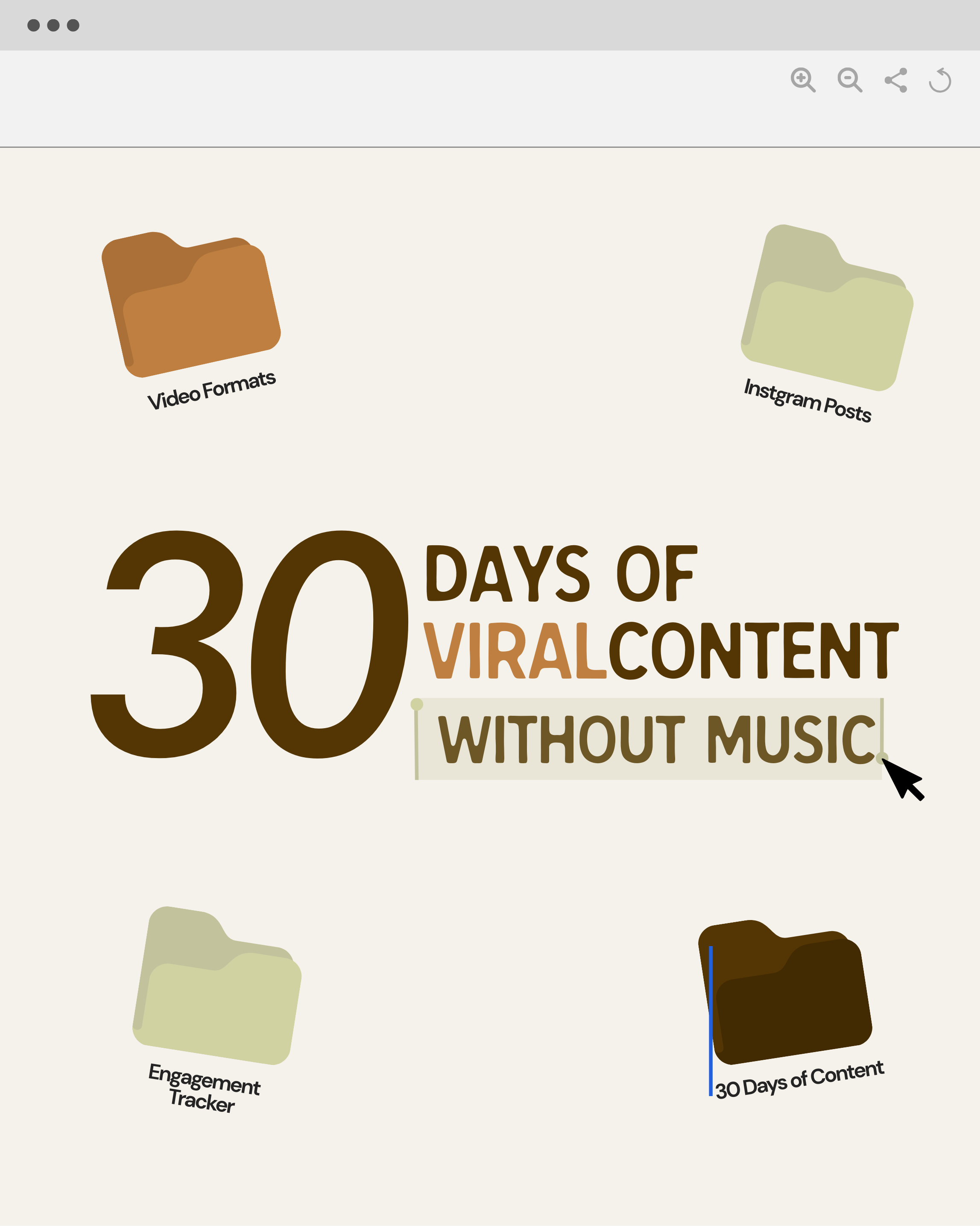 30 Days of Viral Content Without Music