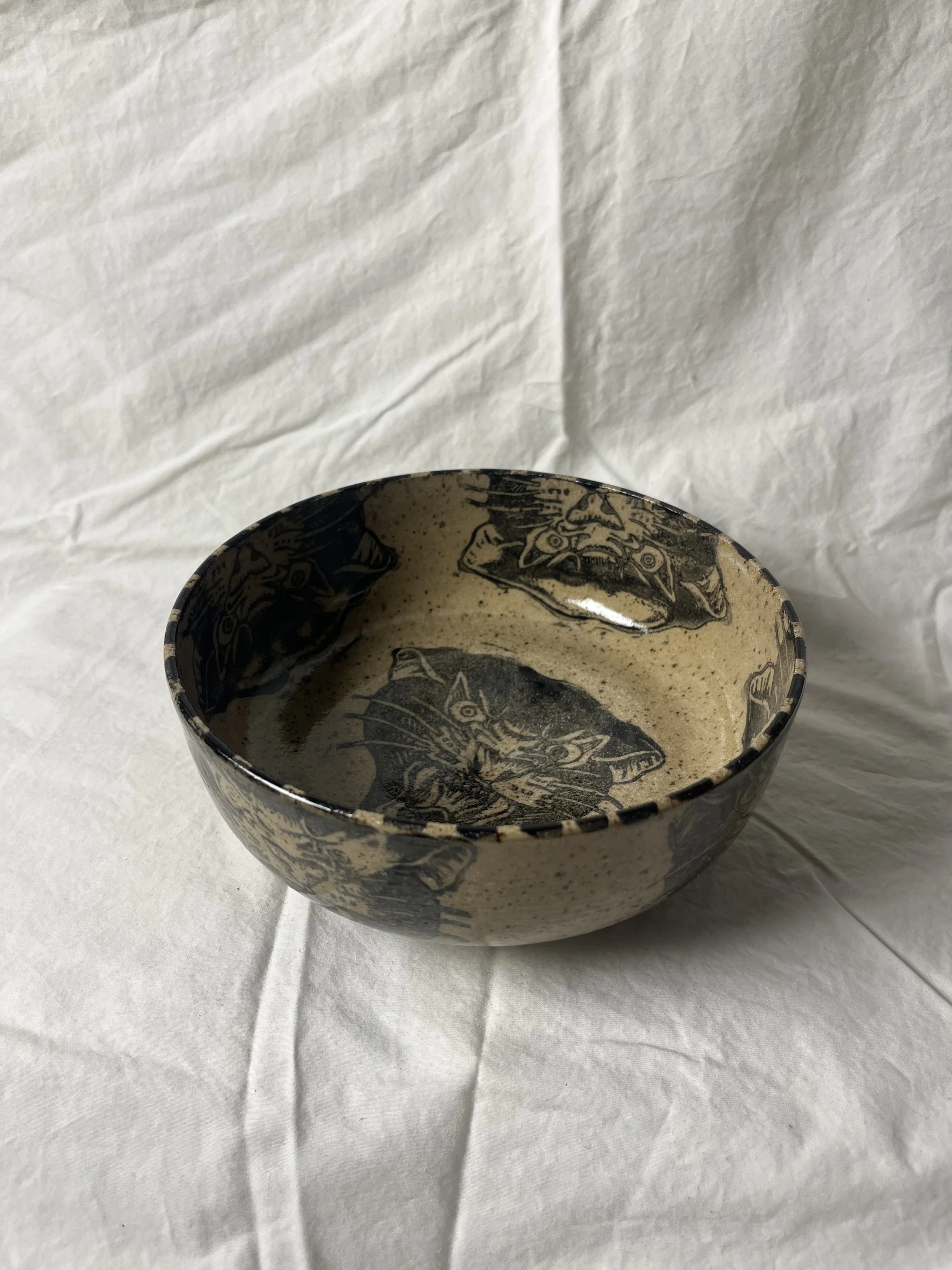 Panther heads bowl