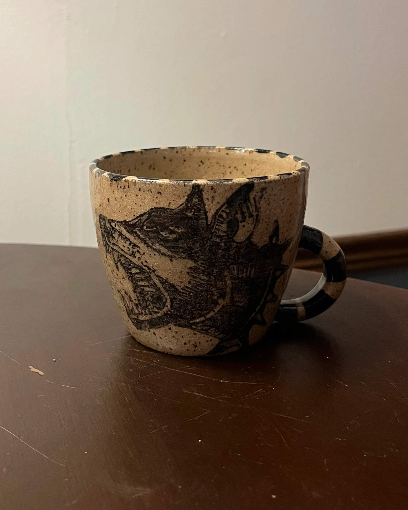 Barking dog mug